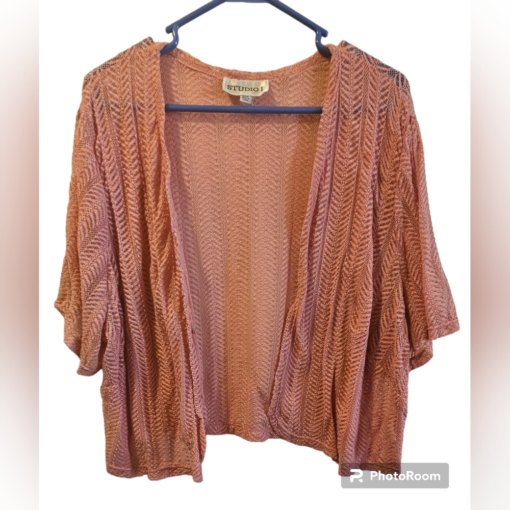 🩷 Studio 1 sz 24W Open Shrug